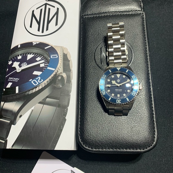 NTH WATCH NÄCKEN MODERN BLUE AUTOMATIC DIVER - Picture 3 of 16